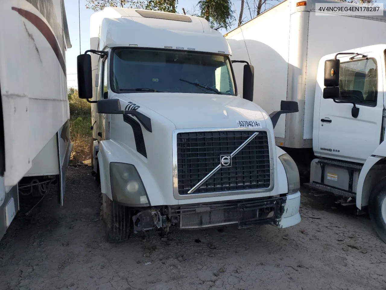 2014 Volvo Vn Vnl VIN: 4V4NC9EG4EN178287 Lot: 63704214