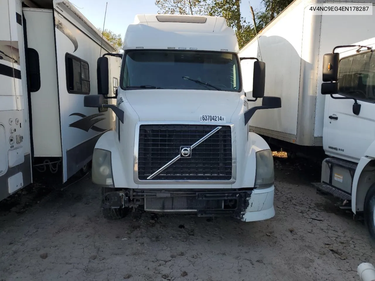 2014 Volvo Vn Vnl VIN: 4V4NC9EG4EN178287 Lot: 63704214