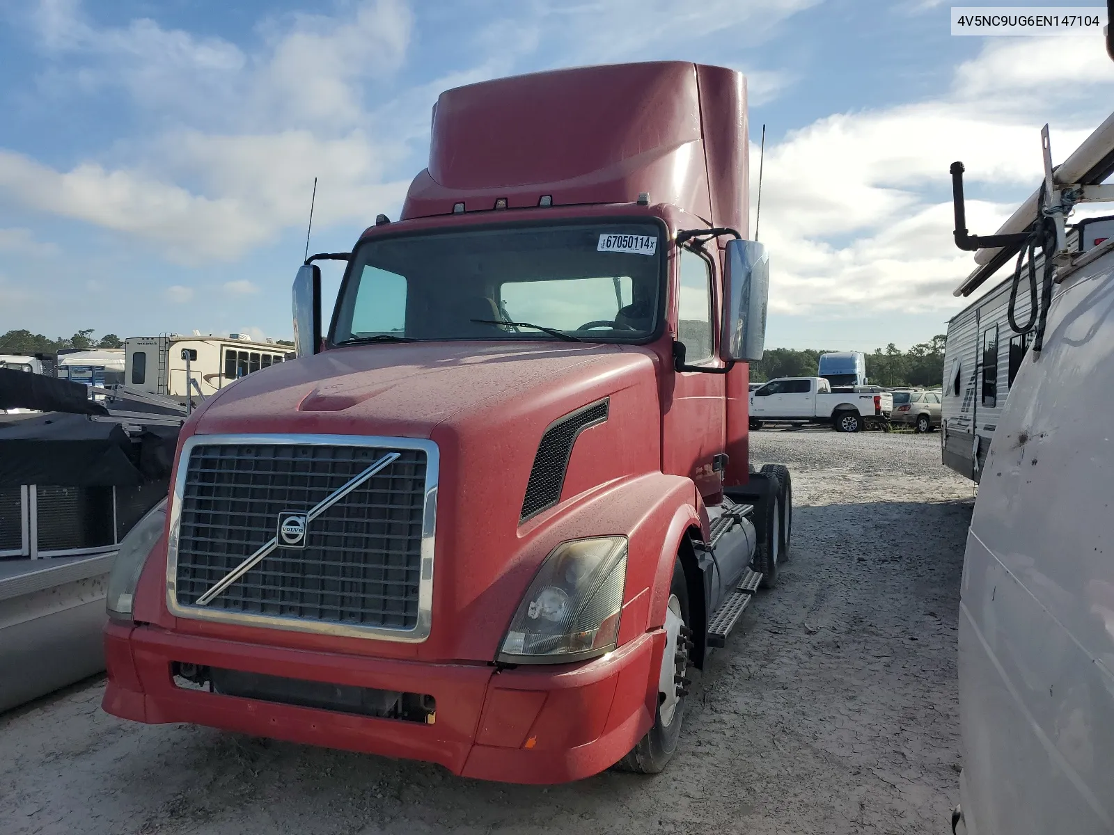 2014 Volvo Vn Vnl VIN: 4V5NC9UG6EN147104 Lot: 67050114