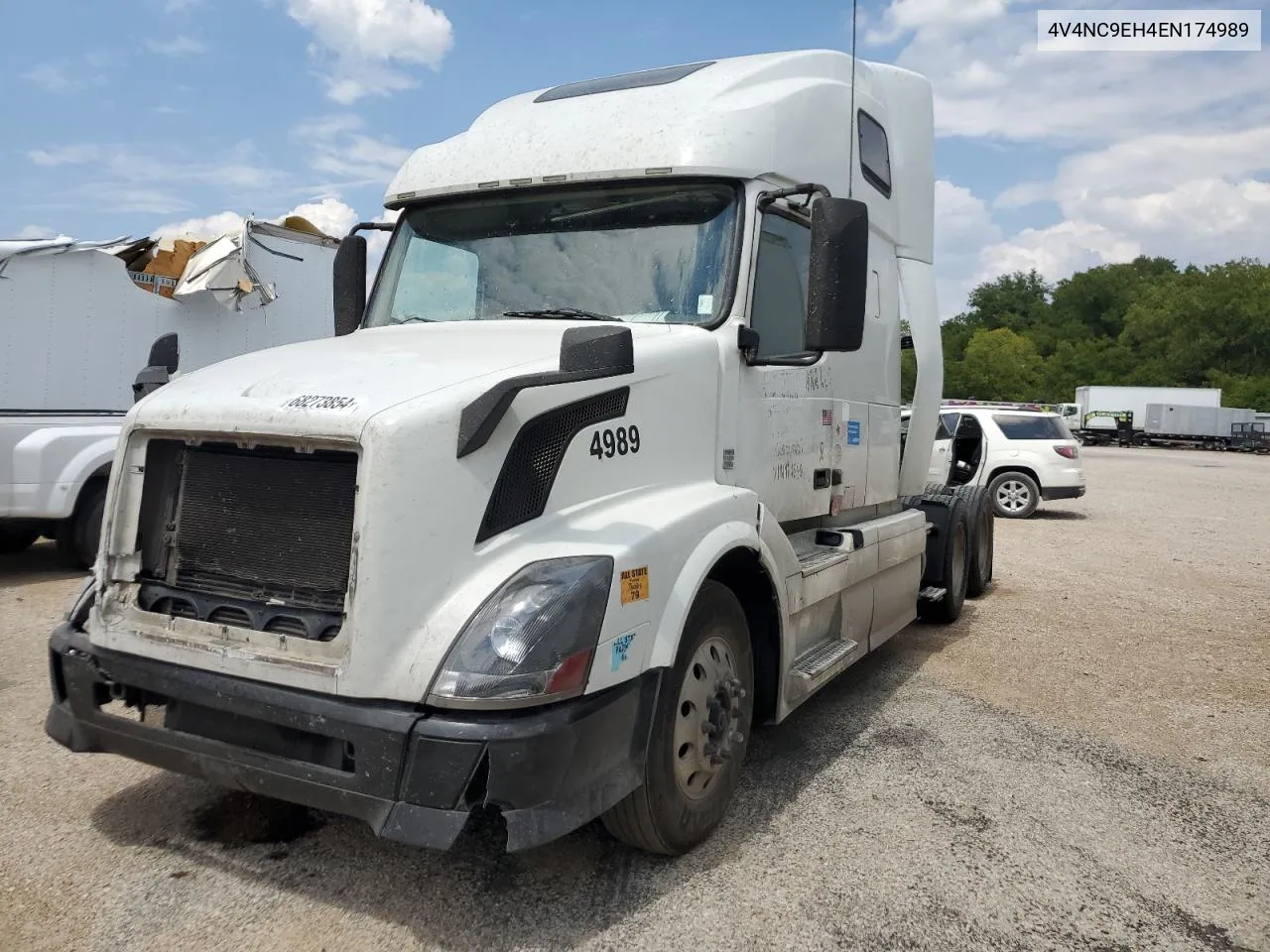 2014 Volvo Vn Vnl VIN: 4V4NC9EH4EN174989 Lot: 68273854