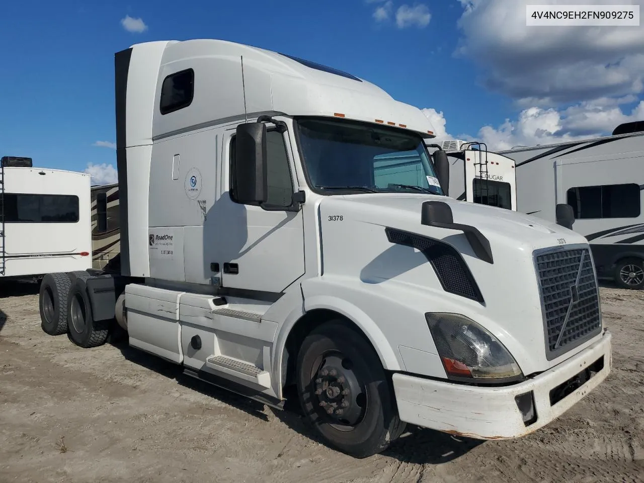 2015 Volvo Vn Vnl VIN: 4V4NC9EH2FN909275 Lot: 77764054