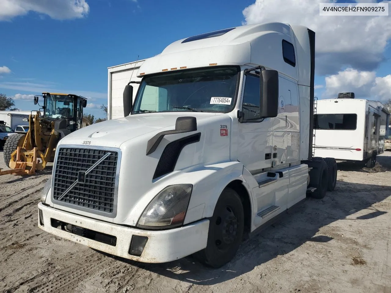 2015 Volvo Vn Vnl VIN: 4V4NC9EH2FN909275 Lot: 77764054