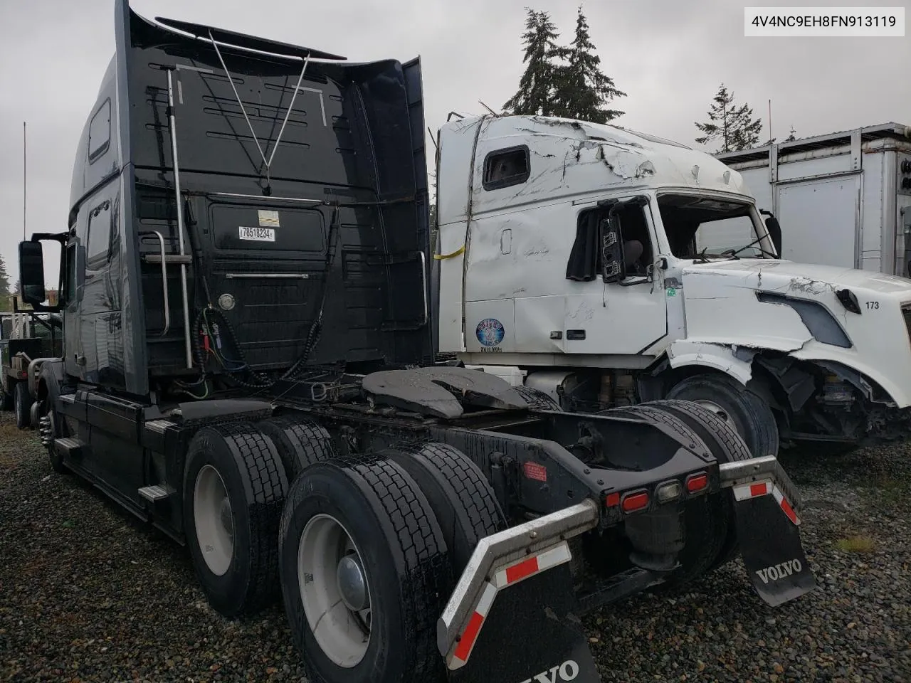 2015 Volvo Vn Vnl VIN: 4V4NC9EH8FN913119 Lot: 78518234