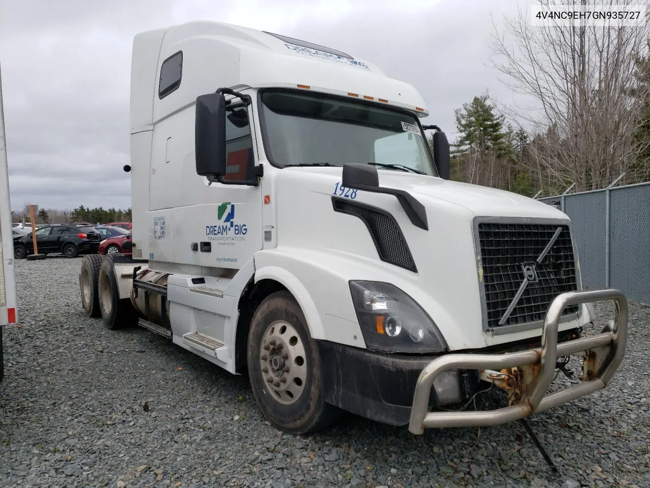 2016 Volvo Vn Vnl VIN: 4V4NC9EH7GN935727 Lot: 52278054