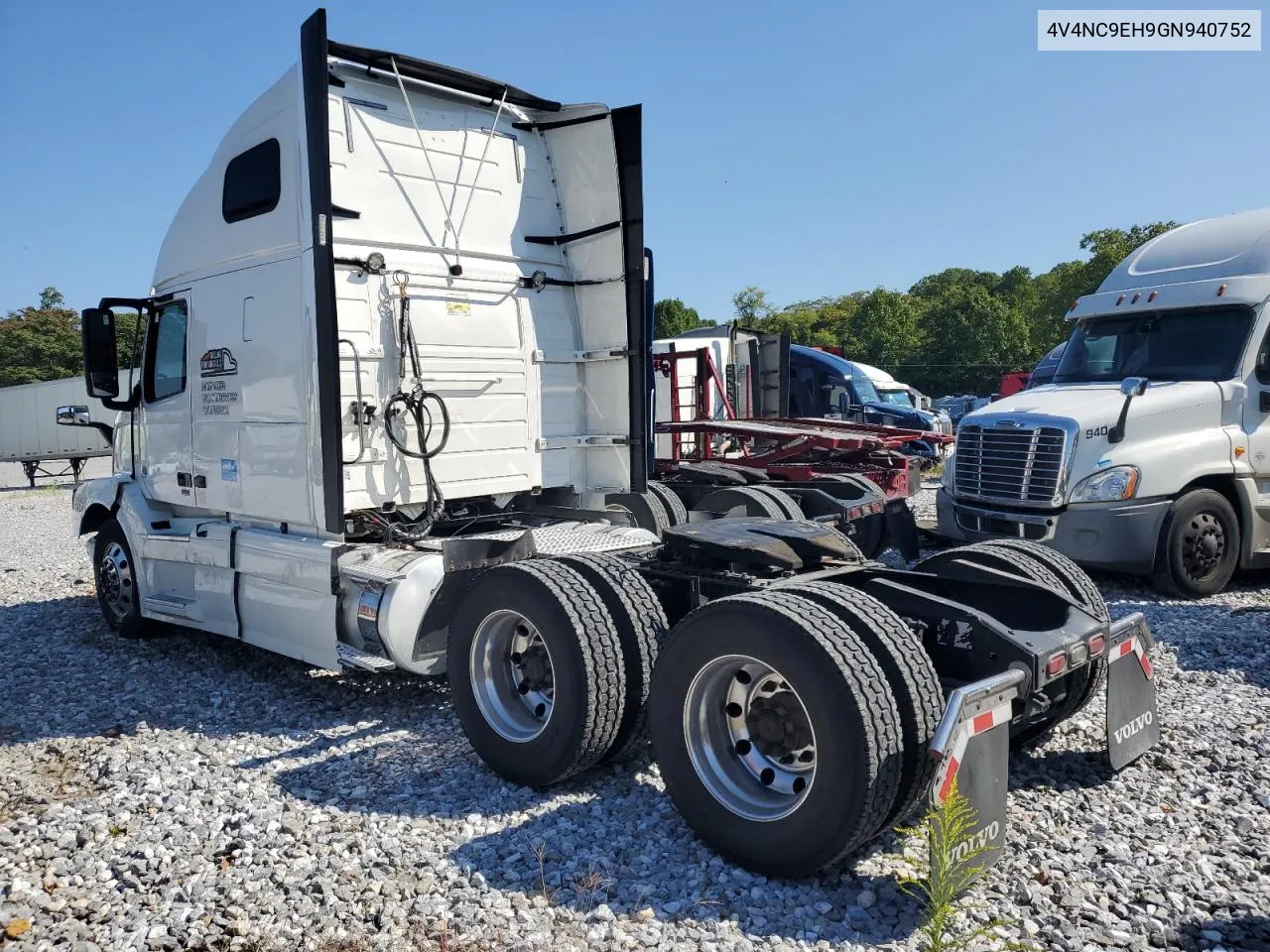 2016 Volvo Vn Vnl VIN: 4V4NC9EH9GN940752 Lot: 70688274