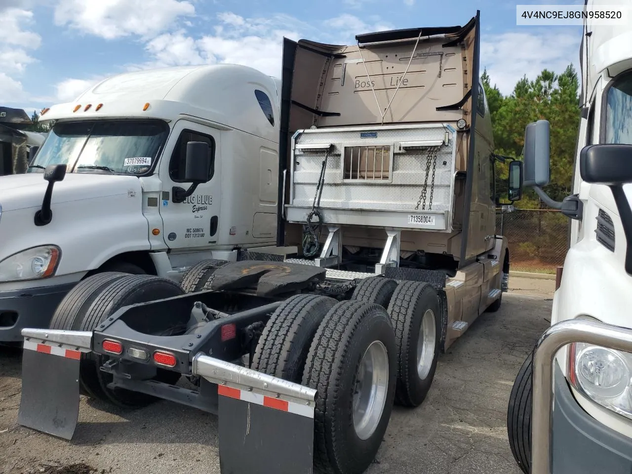 2016 Volvo Vn Vnl VIN: 4V4NC9EJ8GN958520 Lot: 71358004