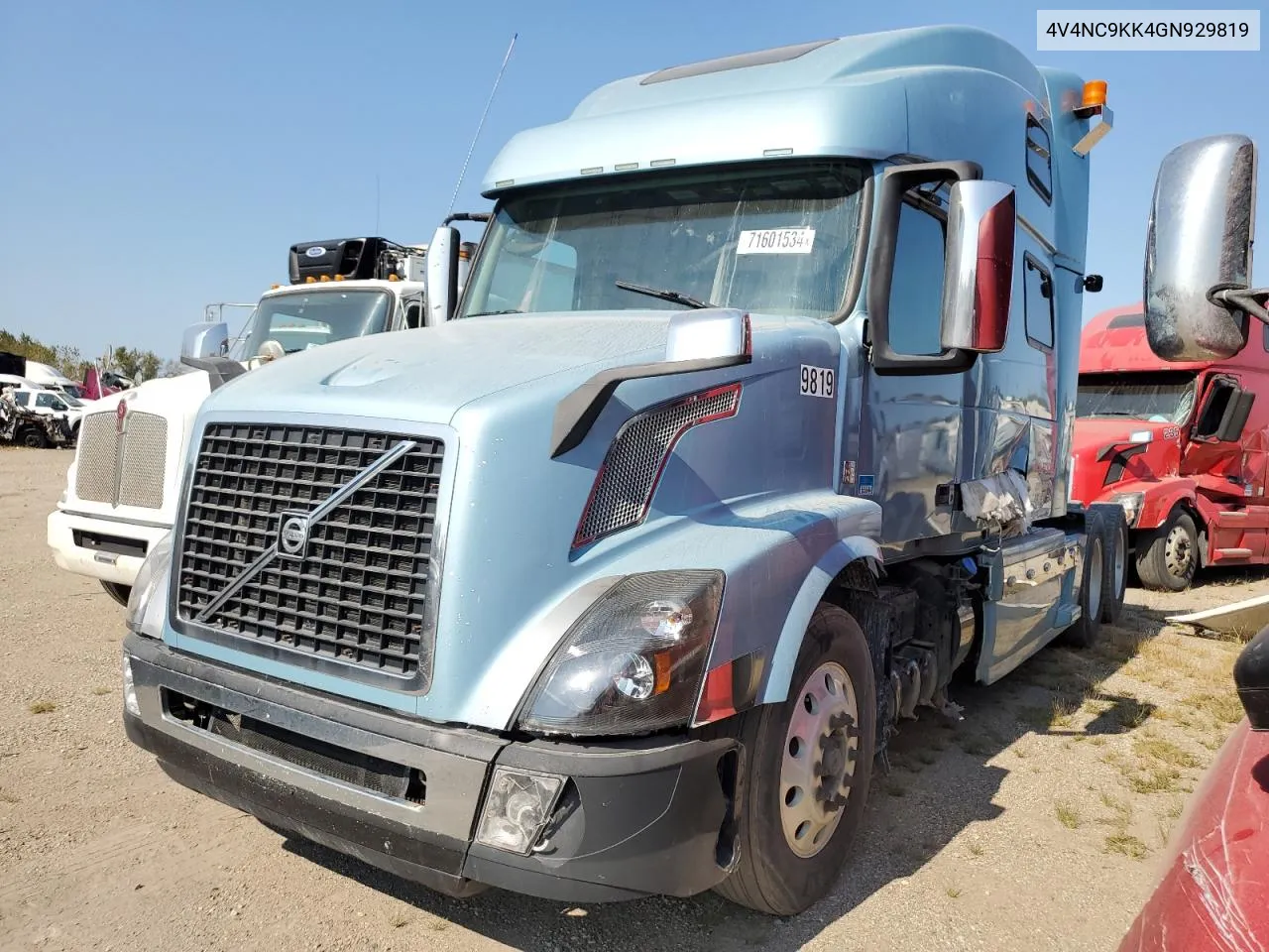 2016 Volvo Vn Vnl VIN: 4V4NC9KK4GN929819 Lot: 71601534