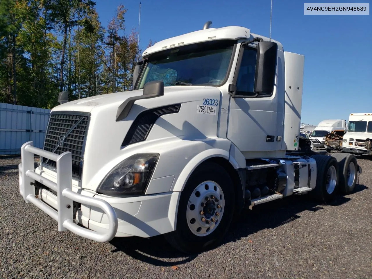 2016 Volvo Vn Vnl VIN: 4V4NC9EH2GN948689 Lot: 75905744