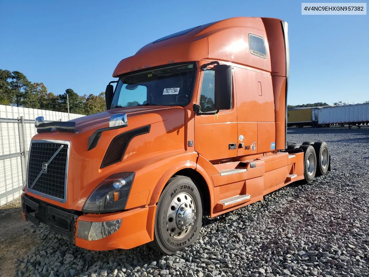 2016 Volvo Vn Vnl VIN: 4V4NC9EHXGN957382 Lot: 76271794