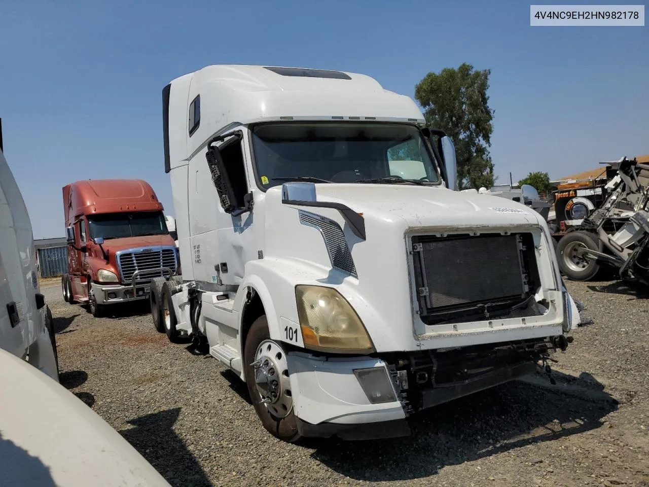 2017 Volvo Vn Vnl VIN: 4V4NC9EH2HN982178 Lot: 63245604