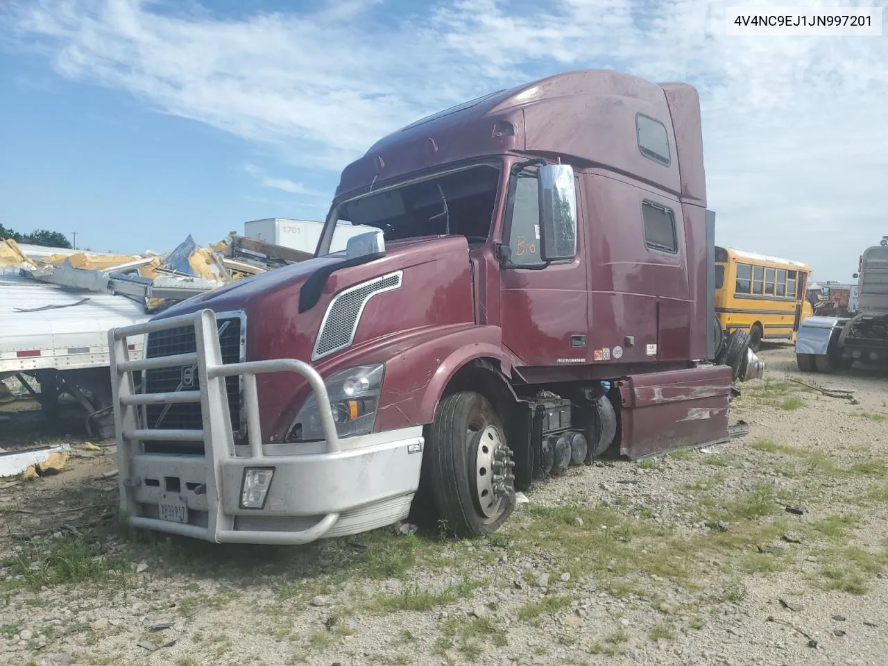 4V4NC9EJ1JN997201 2018 Volvo Vn Vnl