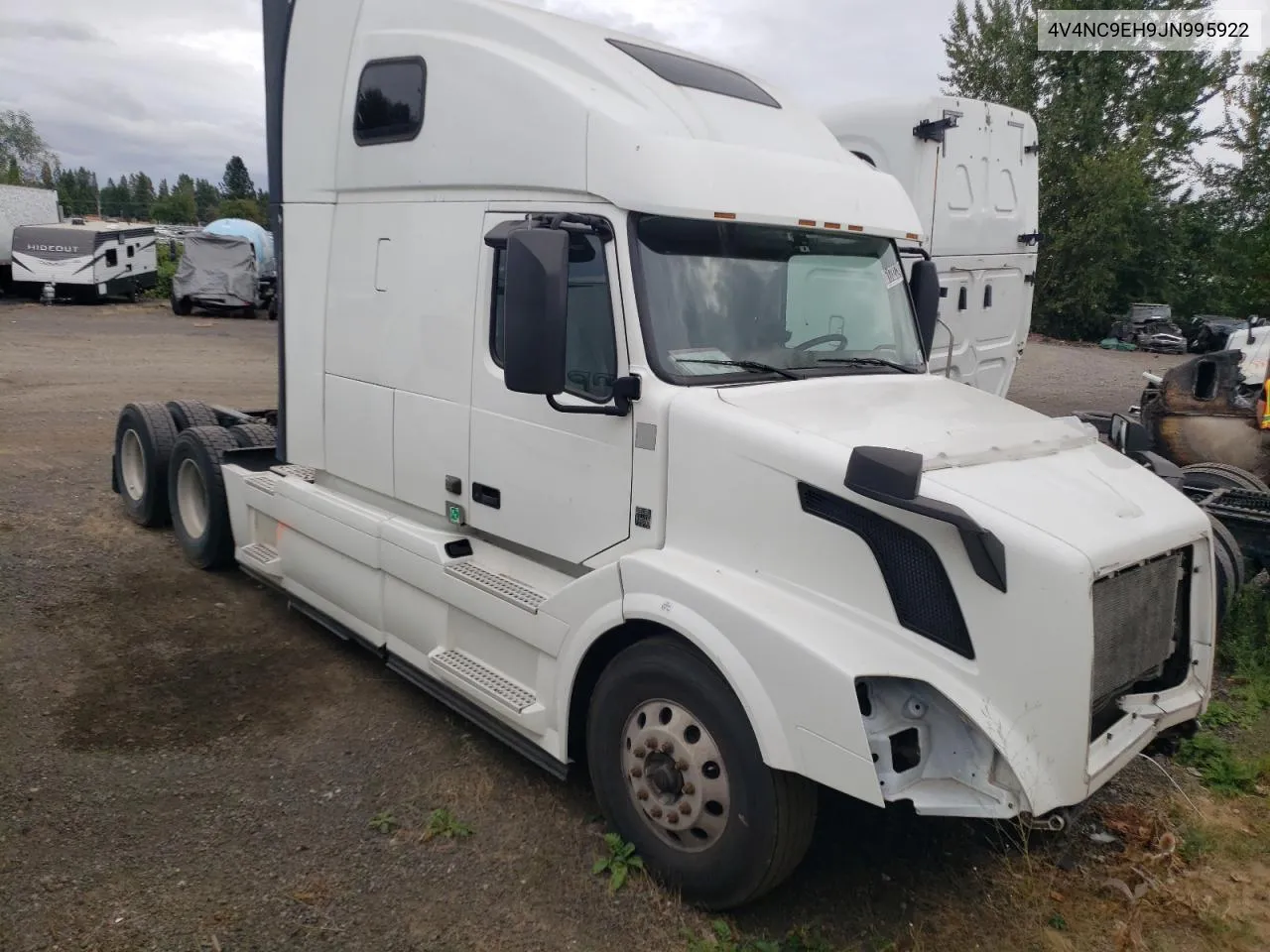 2018 Volvo Vn Vnl VIN: 4V4NC9EH9JN995922 Lot: 61732724