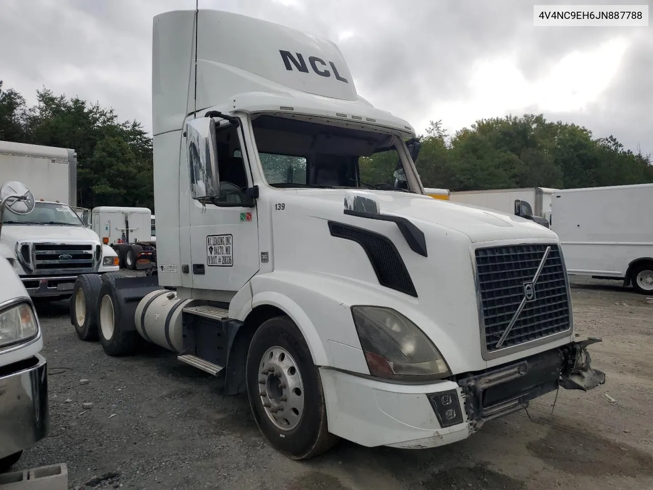 2018 Volvo Vn Vnl VIN: 4V4NC9EH6JN887788 Lot: 69960124