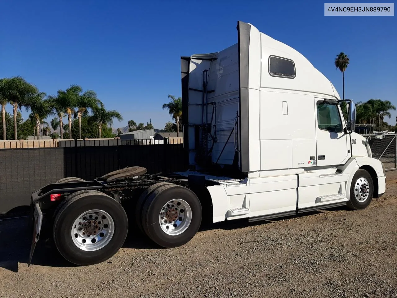 2018 Volvo Vn Vnl VIN: 4V4NC9EH3JN889790 Lot: 78204214