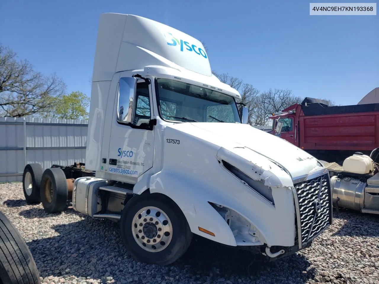 2019 Volvo Vn Vnl VIN: 4V4NC9EH7KN193368 Lot: 53747954