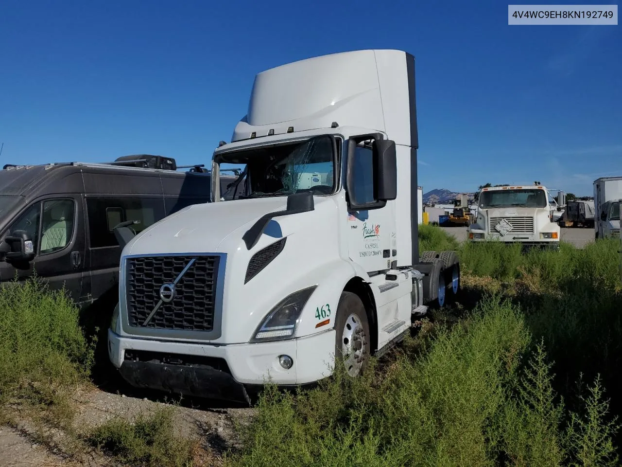 4V4WC9EH8KN192749 2019 Volvo Vnr