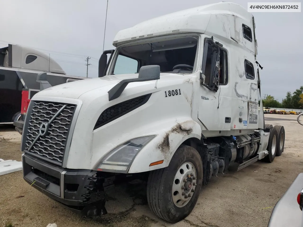 2019 Volvo Vn Vnl VIN: 4V4NC9EH6KN872452 Lot: 68303214