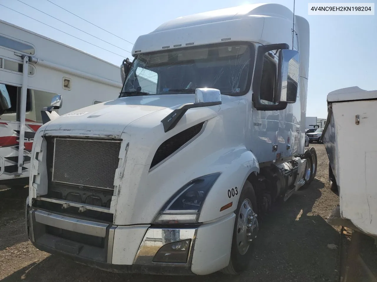 2019 Volvo Vn Vnl VIN: 4V4NC9EH2KN198204 Lot: 77404244