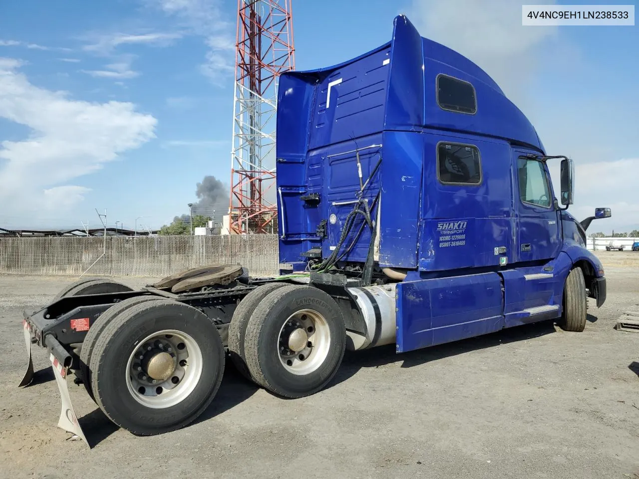 2020 Volvo Vn Vnl VIN: 4V4NC9EH1LN238533 Lot: 51627574