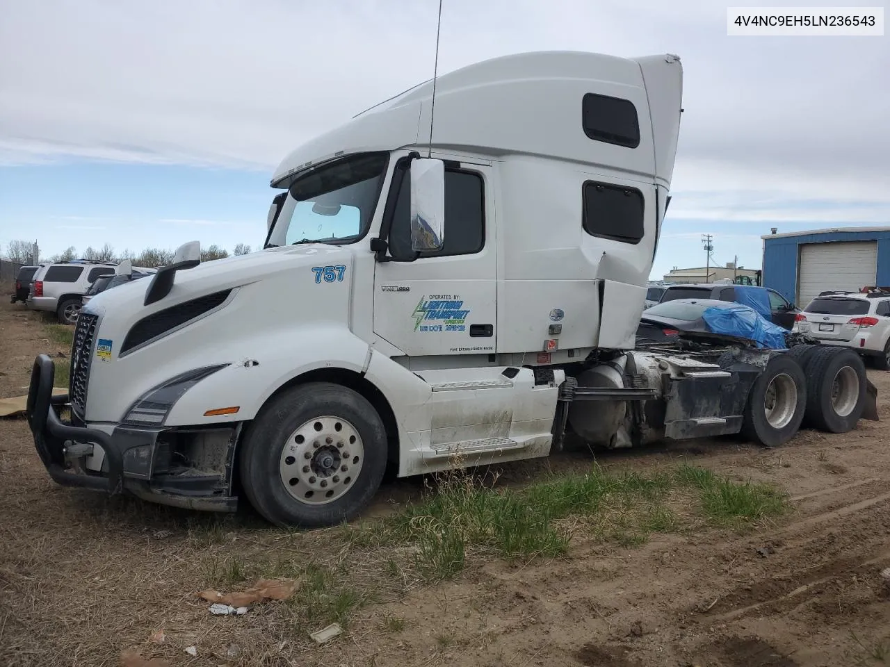 2020 Volvo Vn Vnl VIN: 4V4NC9EH5LN236543 Lot: 52759034