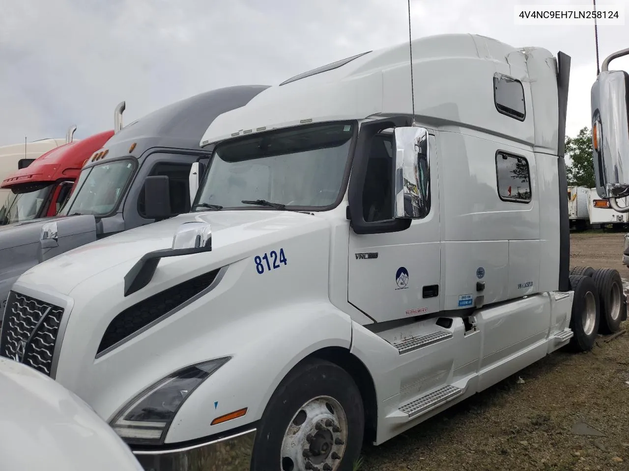 2020 Volvo Vn Vnl VIN: 4V4NC9EH7LN258124 Lot: 55656524