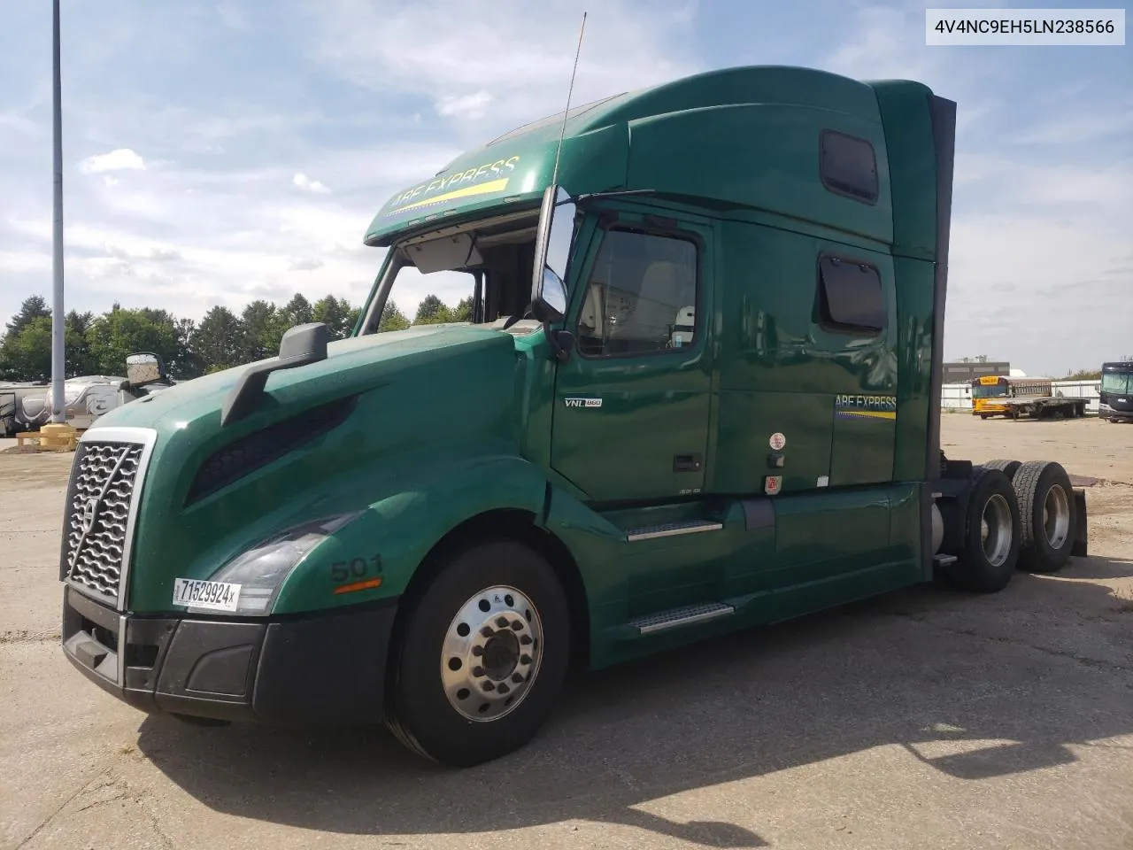 2020 Volvo Vn Vnl VIN: 4V4NC9EH5LN238566 Lot: 71529924