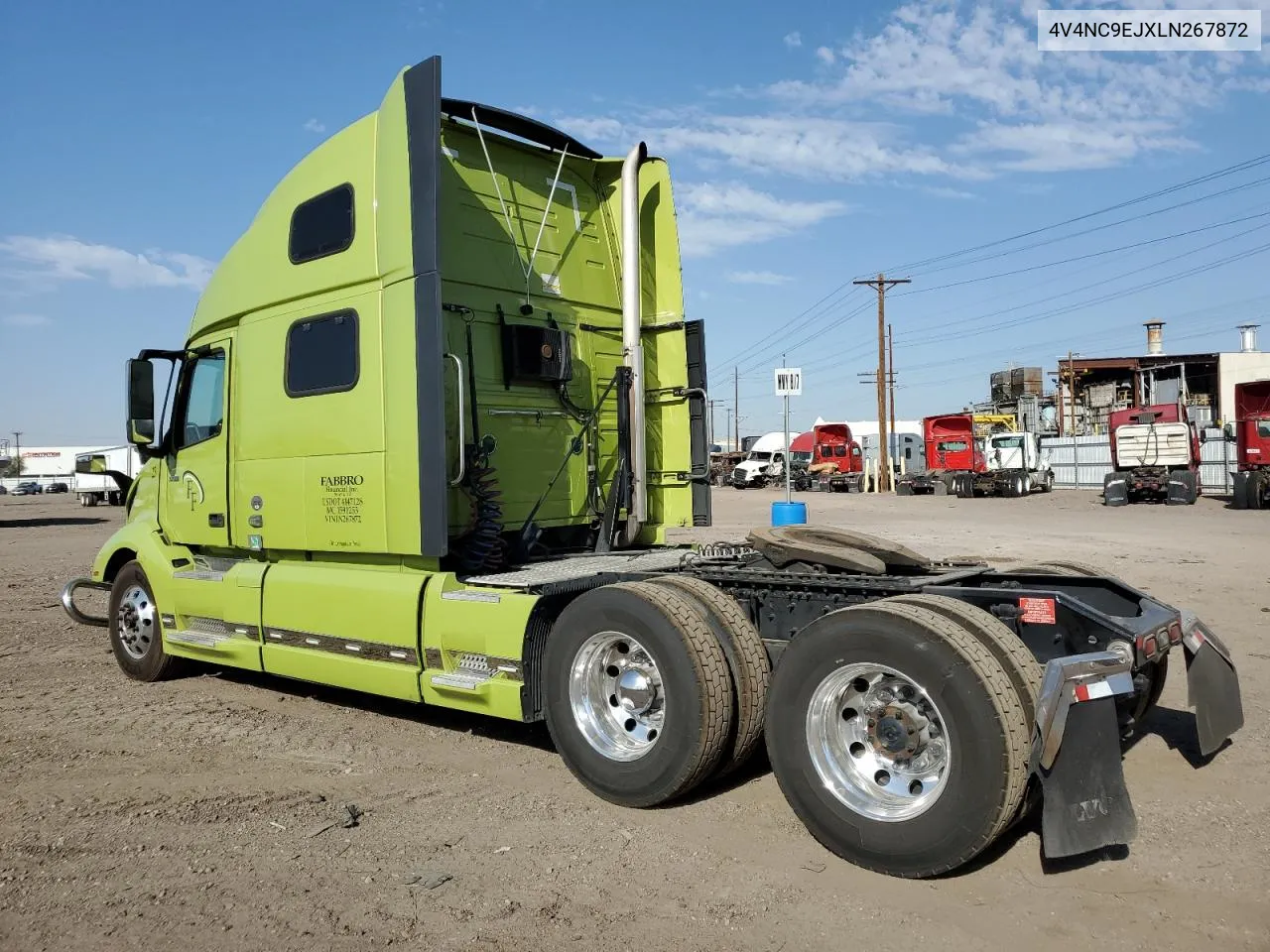 2020 Volvo Vn Vnl VIN: 4V4NC9EJXLN267872 Lot: 72975384