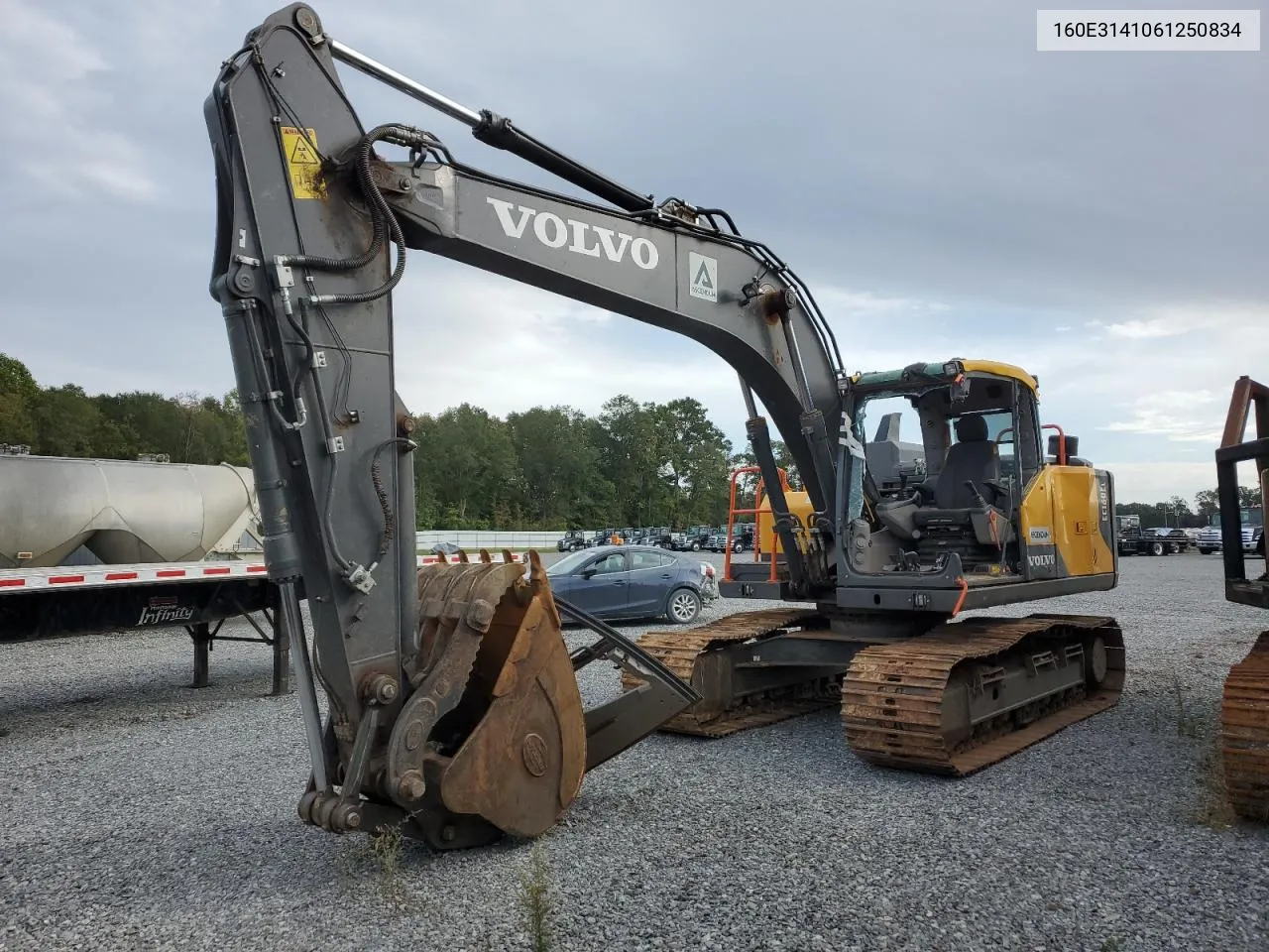 2020 Volvo Ec160Blc VIN: 160E3141061250834 Lot: 74707304