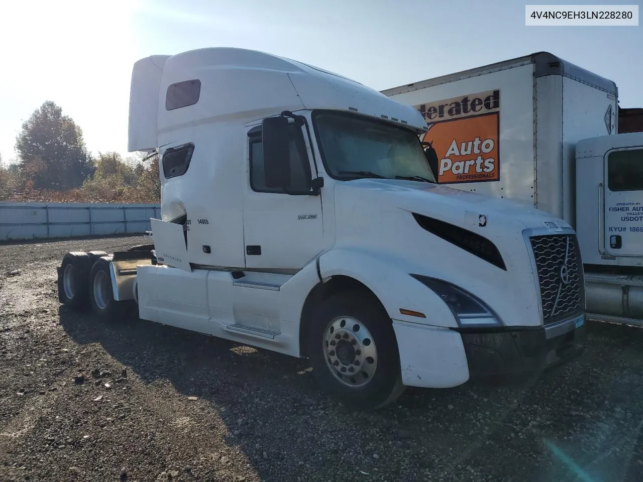 2020 Volvo Vn Vnl VIN: 4V4NC9EH3LN228280 Lot: 75707084