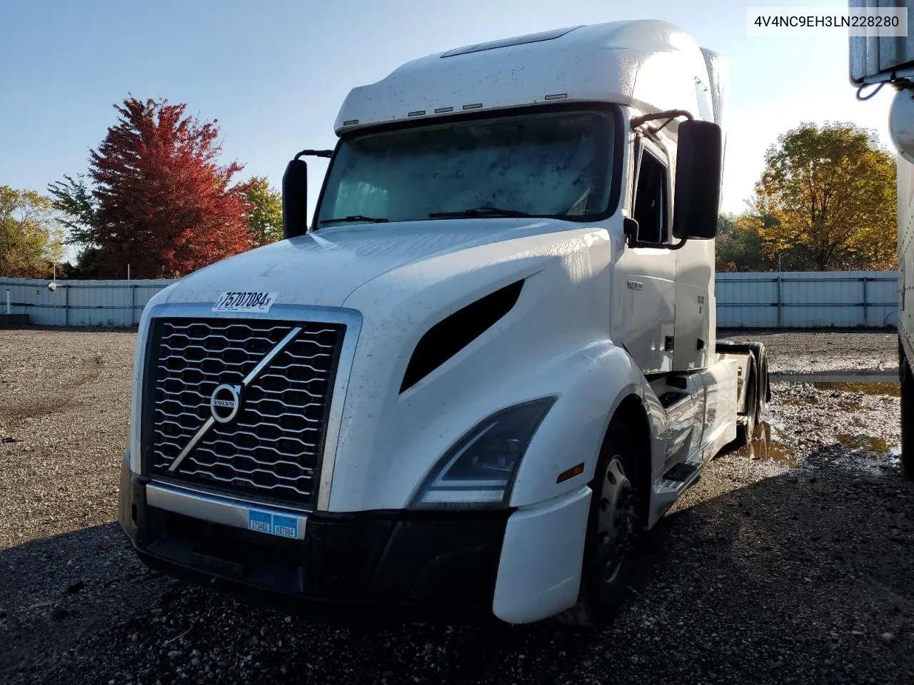 2020 Volvo Vn Vnl VIN: 4V4NC9EH3LN228280 Lot: 75707084