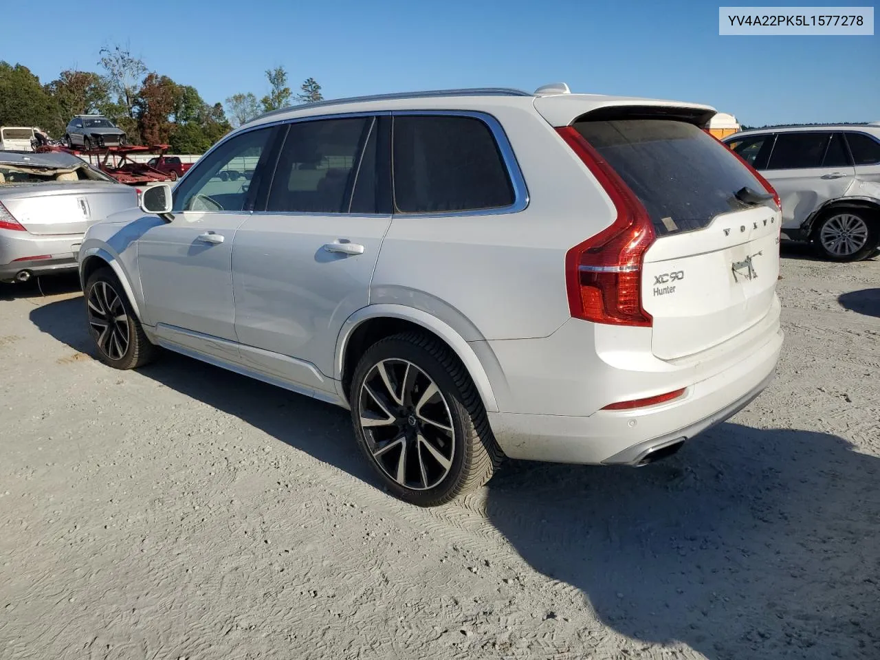 2020 Volvo Xc90 T6 Momentum VIN: YV4A22PK5L1577278 Lot: 76321944