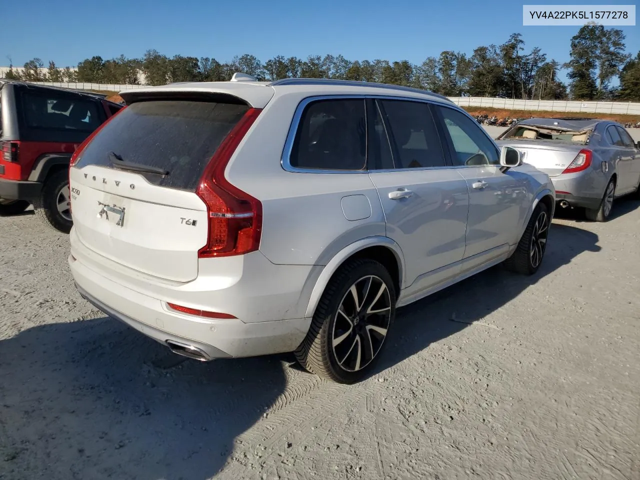 2020 Volvo Xc90 T6 Momentum VIN: YV4A22PK5L1577278 Lot: 76321944