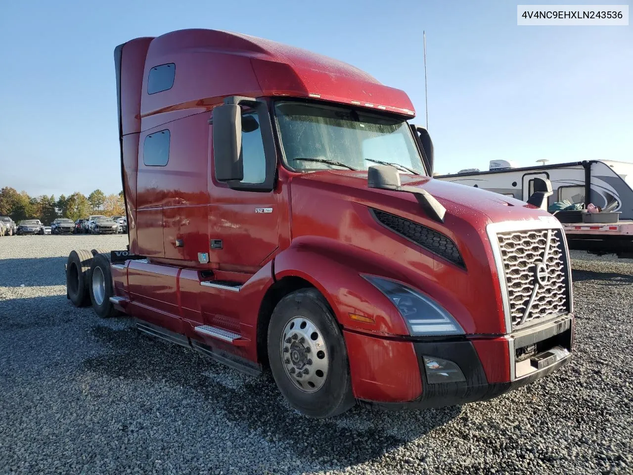 2020 Volvo Vn Vnl VIN: 4V4NC9EHXLN243536 Lot: 77487784