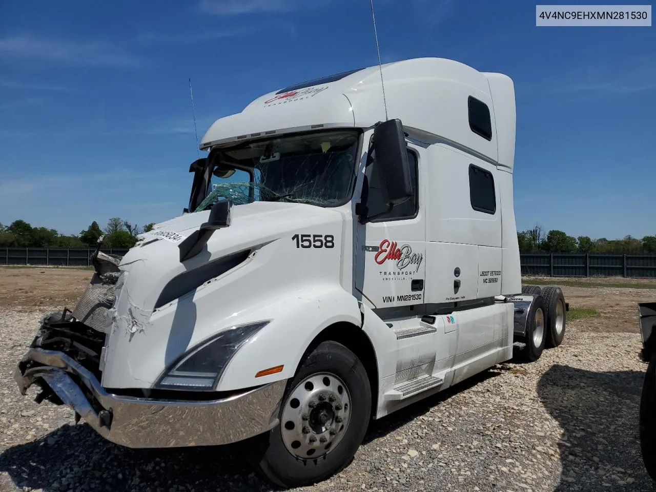 2021 Volvo Vn Vnl VIN: 4V4NC9EHXMN281530 Lot: 50605034