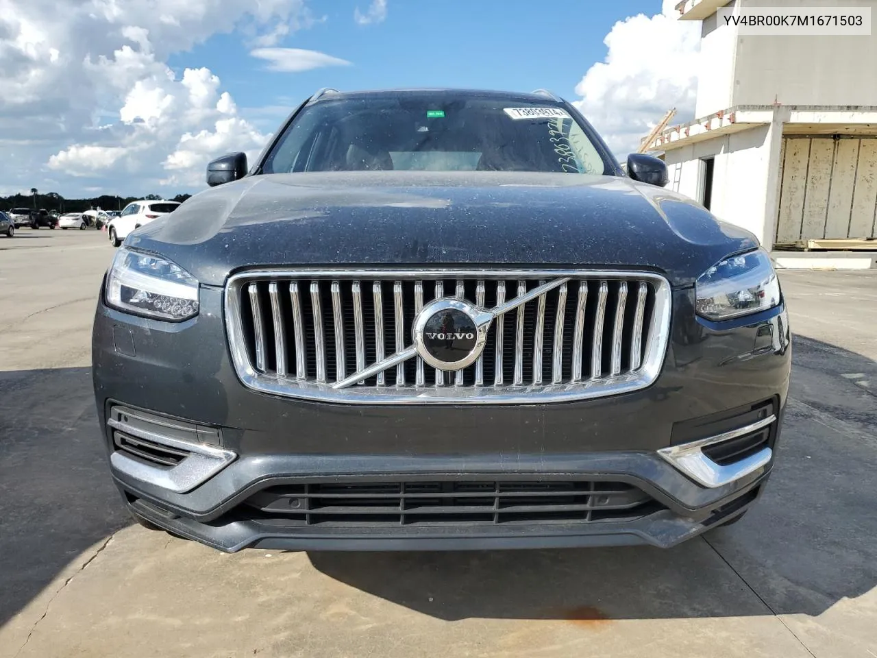 2021 Volvo Xc90 T8 Recharge Momentum VIN: YV4BR00K7M1671503 Lot: 73803974