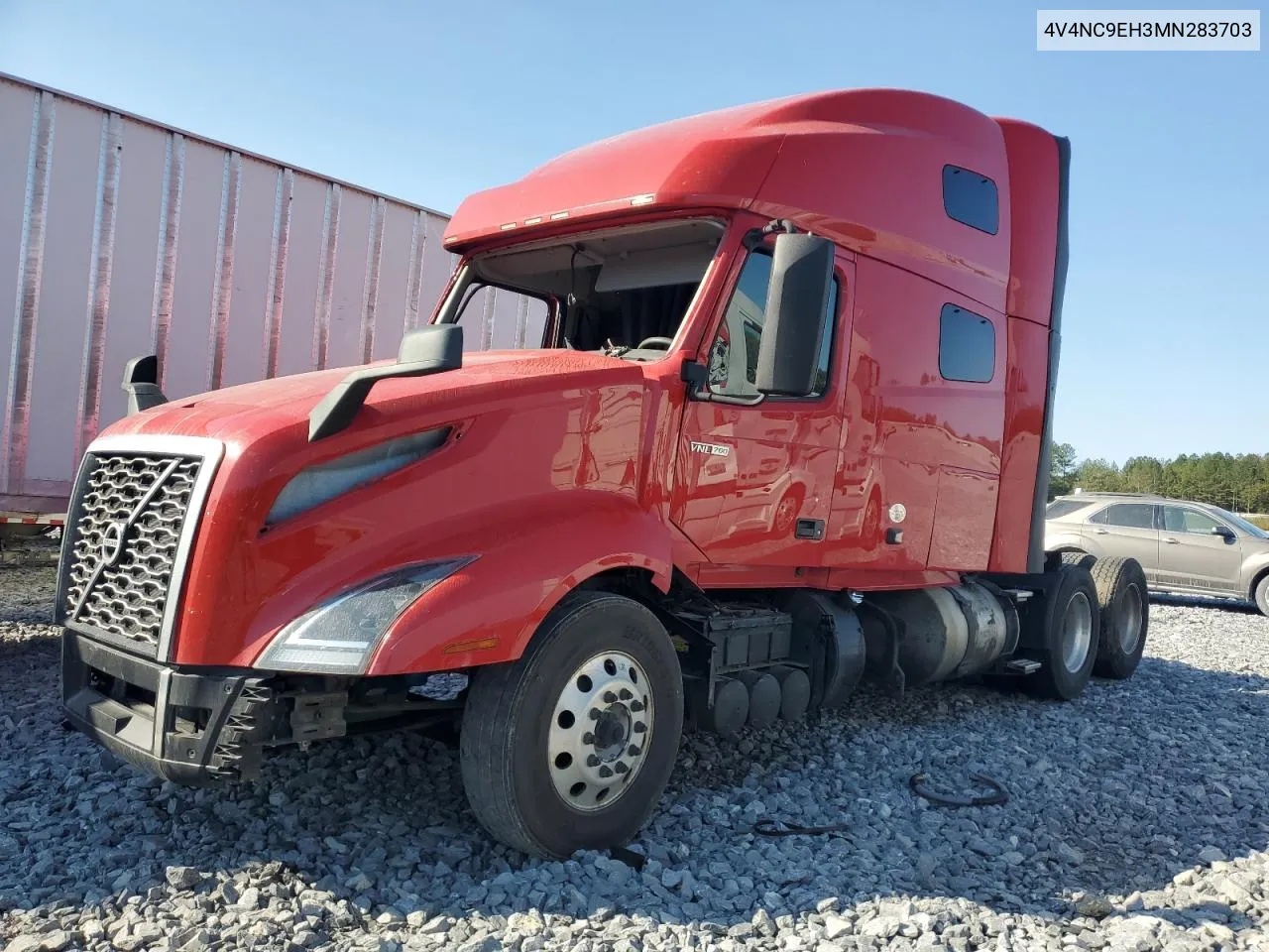 2021 Volvo Vn Vnl VIN: 4V4NC9EH3MN283703 Lot: 75616784