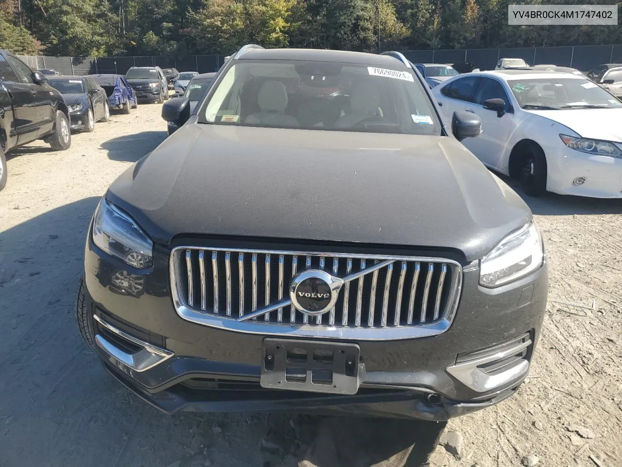 2021 Volvo Xc90 T8 Recharge Inscription Express VIN: YV4BR0CK4M1747402 Lot: 76690024