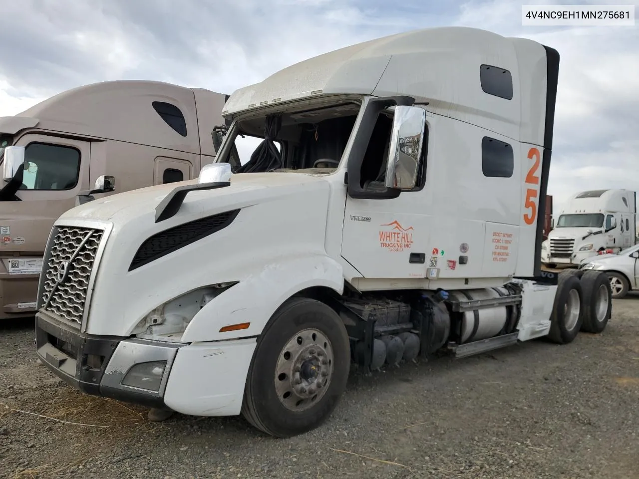 2021 Volvo Vn Vnl VIN: 4V4NC9EH1MN275681 Lot: 77037084