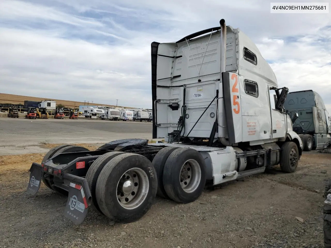 2021 Volvo Vn Vnl VIN: 4V4NC9EH1MN275681 Lot: 77037084