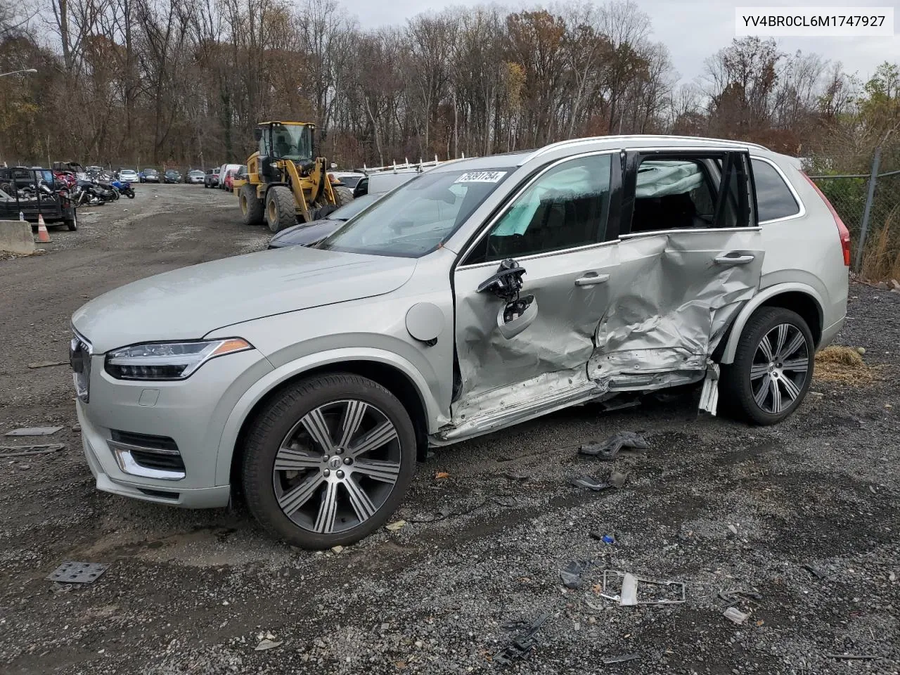 2021 Volvo Xc90 T8 Recharge Inscription VIN: YV4BR0CL6M1747927 Lot: 79391754