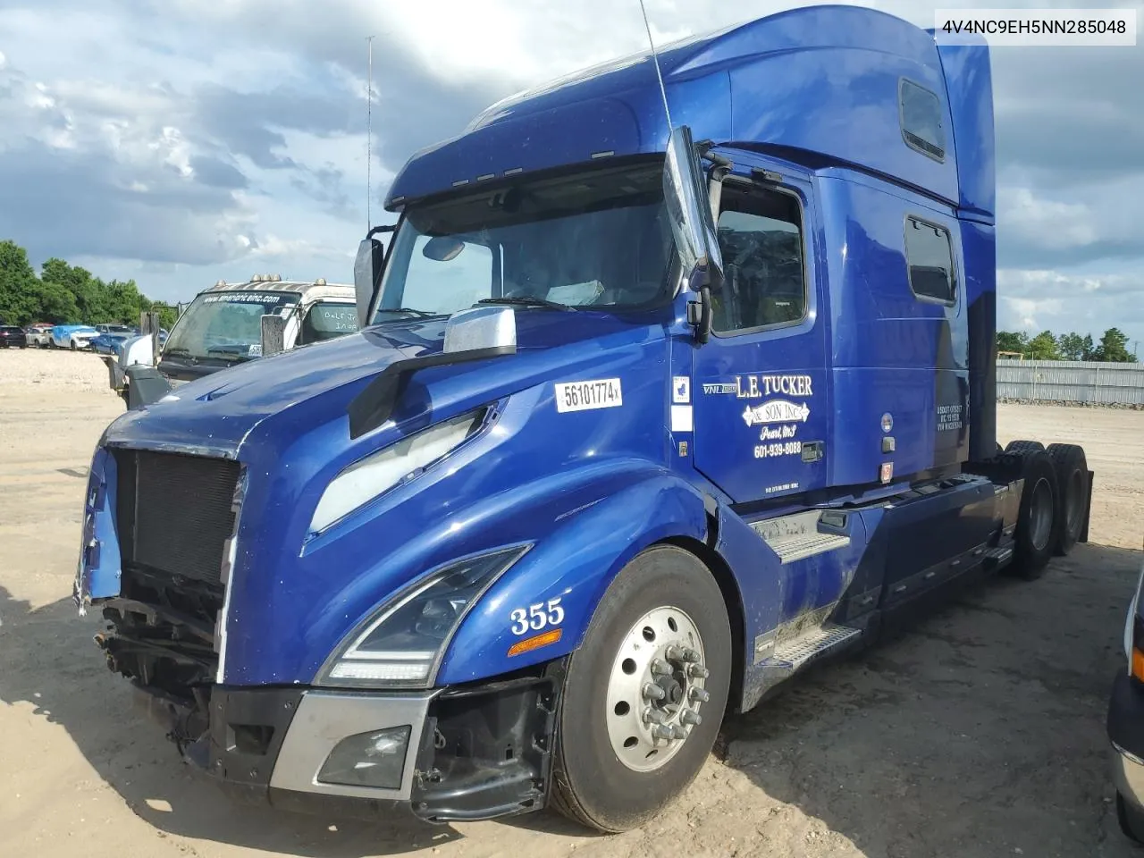 2022 Volvo Vn Vnl VIN: 4V4NC9EH5NN285048 Lot: 56101774