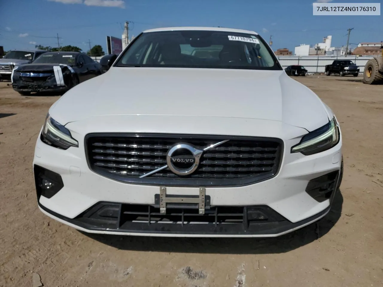 2022 Volvo S60 B5 Momentum VIN: 7JRL12TZ4NG176310 Lot: 67710794