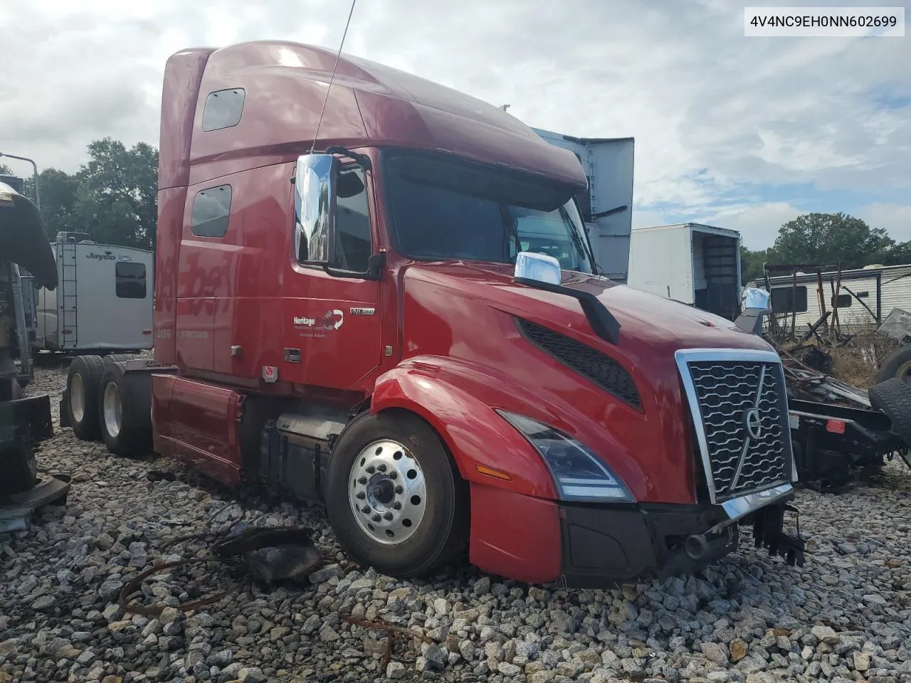 2022 Volvo Vn Vnl VIN: 4V4NC9EH0NN602699 Lot: 68624474