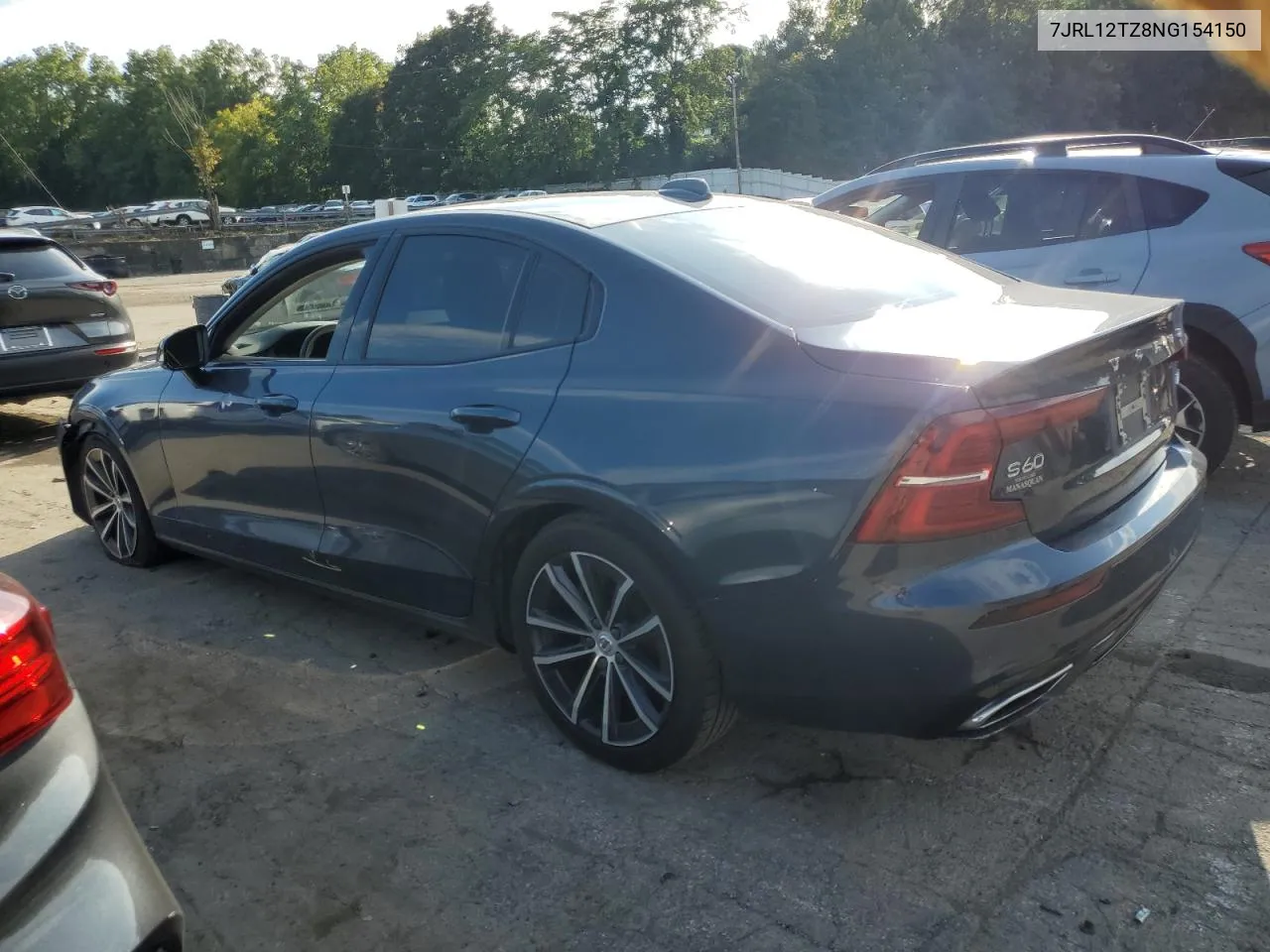 7JRL12TZ8NG154150 2022 Volvo S60 B5 Momentum