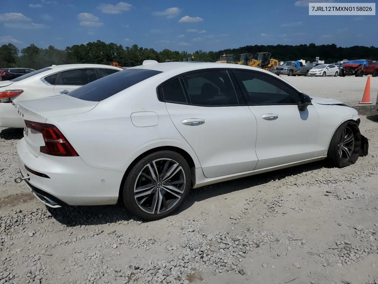 7JRL12TMXNG158026 2022 Volvo S60 B5 R-Design