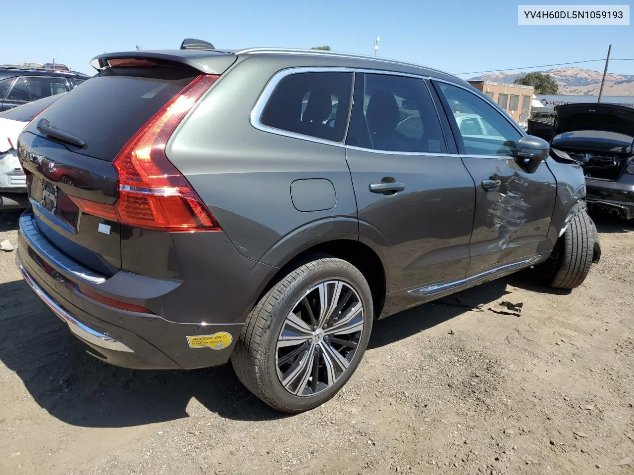 2022 Volvo Xc60 T8 Recharge Inscription VIN: YV4H60DL5N1059193 Lot: 69148694