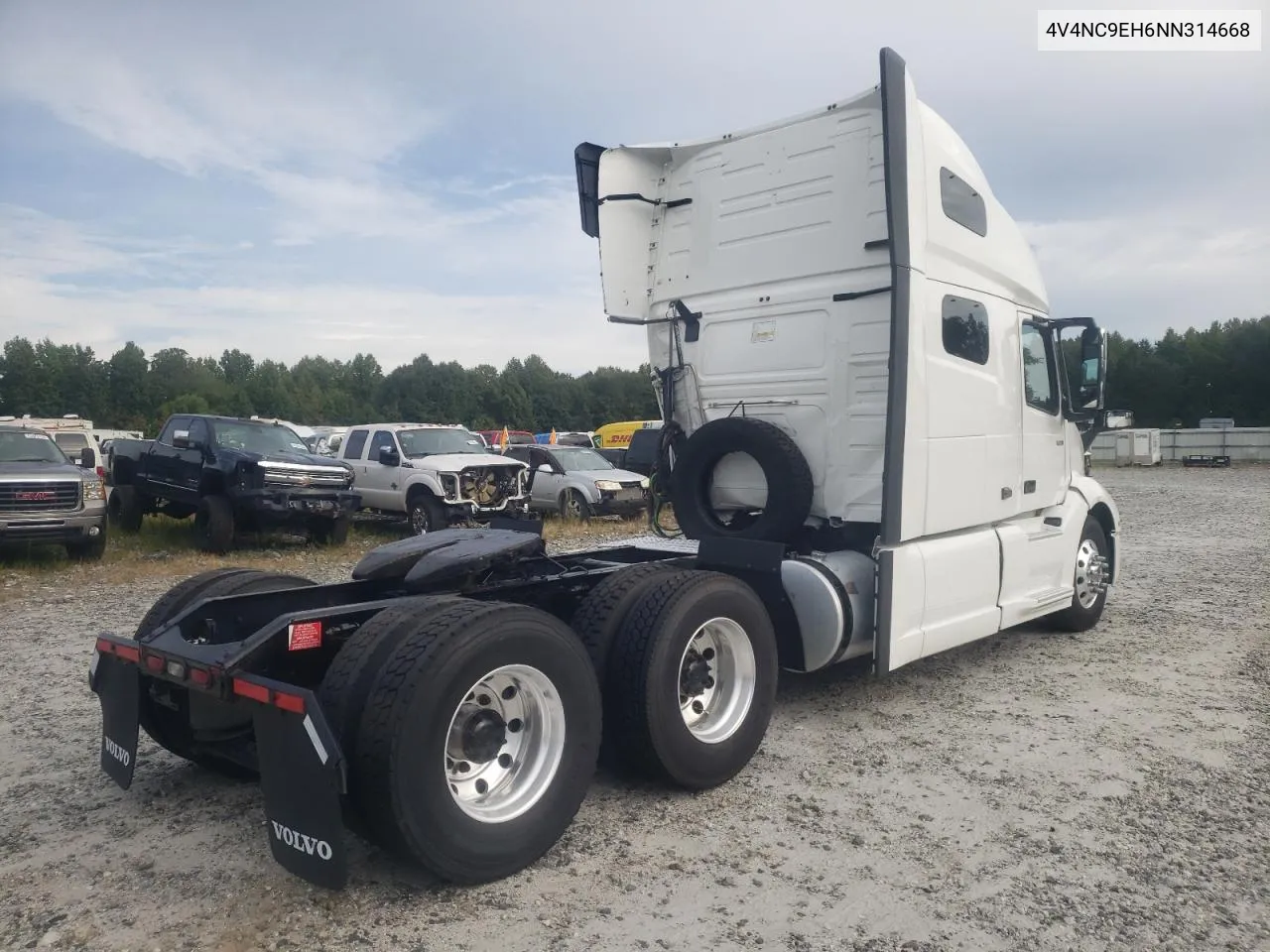 2022 Volvo Vn Vnl VIN: 4V4NC9EH6NN314668 Lot: 70336414