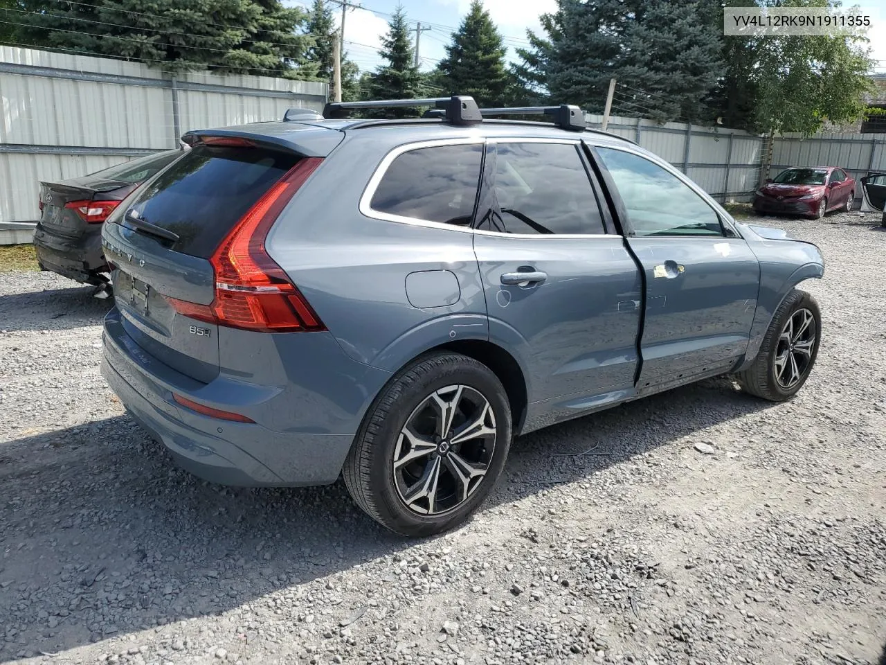 2022 Volvo Xc60 B5 Momentum VIN: YV4L12RK9N1911355 Lot: 70600394