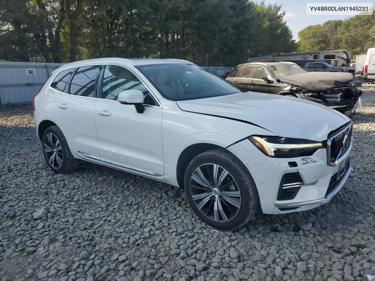 2022 Volvo Xc60 T8 Recharge Inscription VIN: YV4BR0DL6N1945231 Lot: 71175694