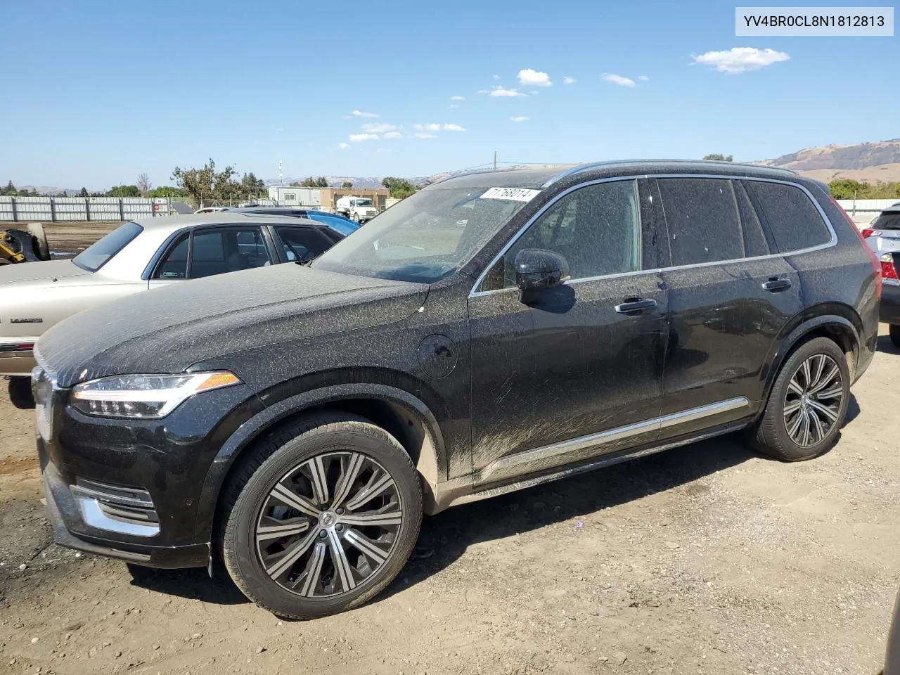 2022 Volvo Xc90 T8 Recharge Inscription VIN: YV4BR0CL8N1812813 Lot: 71768014